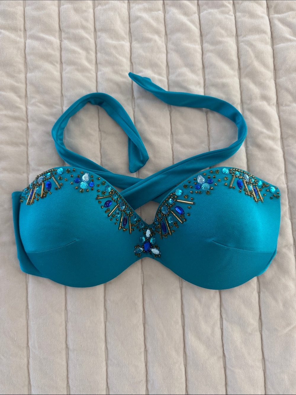 Victoria’s Secret jeweled bikini top 36D